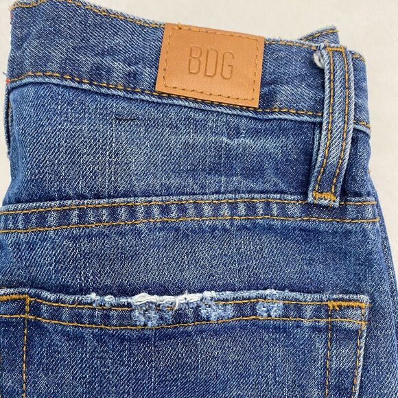 Urban Outfitters BDG Vintage Boot Cut Button Fly Blue Denim Jeans Womens 26 - Picture 10 of 10